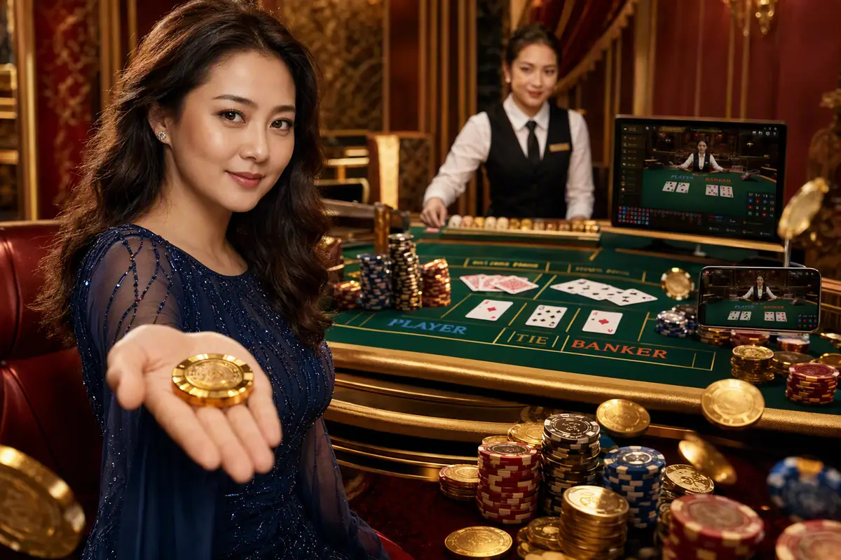 gempak88 live casino baccarat dealer langsung